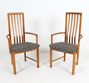 PAIR OF HANS J. FRYDENDAL TEAK DINING CHAIRS