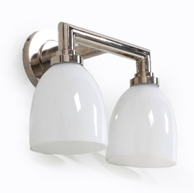 VISUAL COMFORT WILTON DOUBLE BATH LIGHT SCONCE