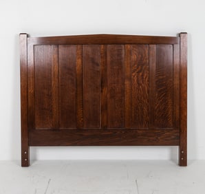 ARTS & CRAFTS MISSION OAK STYLE HEADBOARD
