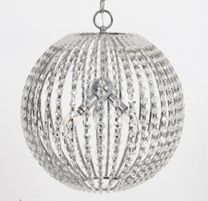 CONTEMPORARY PRISM GLOBE CEILING LIGHT