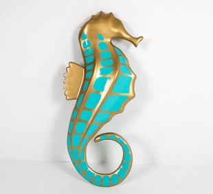 LARGE C. WONDER SEAHORSE SCULPTURE