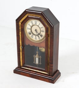 ANTIQUE WATERBURY MANTEL CLOCK