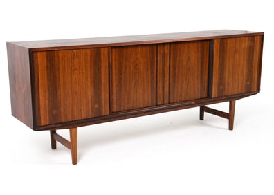 E W BACH DANISH ROSEWOOD SIDEBOARD C. 1960S