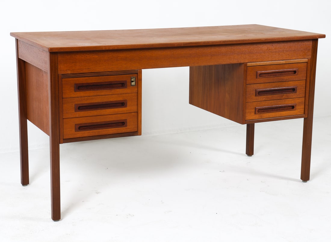 DANISH TEAK WRITING DESK C. 1960S (1 of 13)