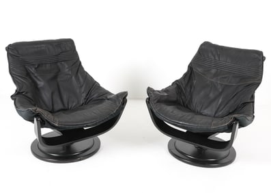 PAIR OKAMURA & MARQUARDSEN NELO EASY CHAIRS 1970S