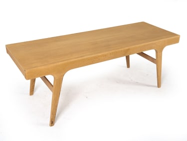 JOHANNES ANDERSEN DANISH OAK COFFEE TABLE C. 1960S