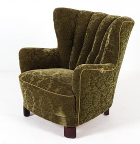 MOGENS LASSEN STYLE DANISH LOUNGE CHAIR C. 1940S