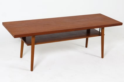 DANISH TEAK COFFEE TABLE C. 1960S
