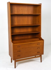 JOHANNES SORTH TEAK SECRETARY BOOKCASE C. 1960S
