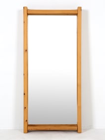 SWEDISH PINE WALL MIRROR C. 1970S