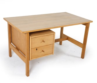 HANS J. WEGNER OAK WRITING DESK C. 1960S