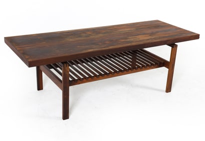 IB KOFOD LARSEN STYLE ROSEWOOD COFFEE TABLE 1960S
