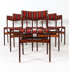 (6) ERIK BUCH ROSEWOOD DINING CHAIRS C. 1960S