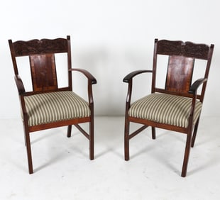 PAIR OF DANISH ROSEWOOD ARMCHAIRS 1930S