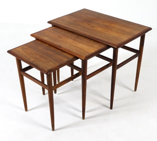 ATTR. KAI KRISTIANSEN ROSEWOOD NESTING TABLES