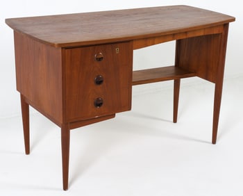 AHLSTROM FINNISH TEAK WRITING DESK C. 1960S