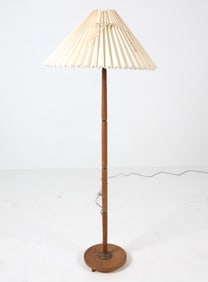 ATTR. ESBEN KLINT TEAK & BRASS FLOOR LAMP C. 1960S