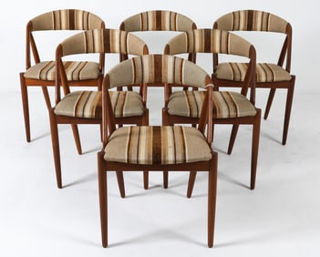 (6) KAI KRISTIANSEN MOD. 31 TEAK DINING CHAIRS