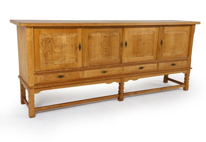 HENNING KJAERNULF STYLE DANISH OAK SIDEBOARD