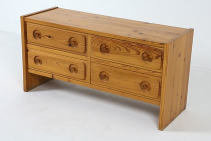SWEDISH PINE LOW CHEST C. 1960S