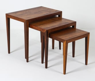 SEVERIN HANSEN DANISH ROSEWOOD NESTING TABLES