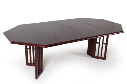 FARSTRUP DANISH MAHOGANY EXTENDING DINING TABLE