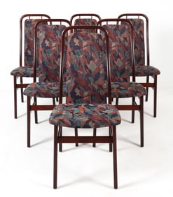 FARSTRUP TEAK HIGH BACK DINING CHAIRS