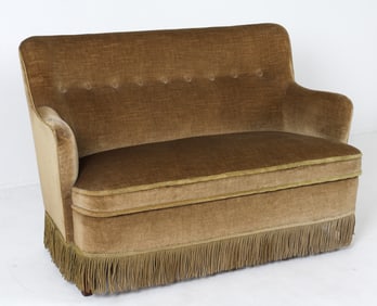 MID-CENTURY DANISH MOHAIR SOFA C. 1960S