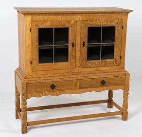 HENNING KJAERNULF STYLE DANISH OAK CABINET 1970S