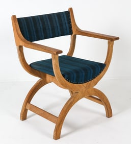 ATTR. HENNING KJAERNULF OAK 'KURUL' CHAIR C. 1970