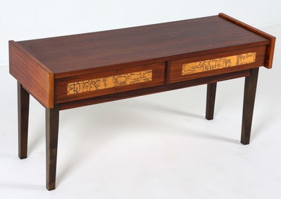 ATTR. PEDERSEN & HANSEN ROSEWOOD & COPPER CHEST