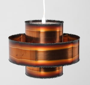 SVEND AAGE HOLM SORENSEN COPPER PENDANT LIGHT