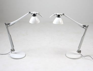 PAIR OF LUCEPLAN FORTEBRACCIO TABLE LAMPS