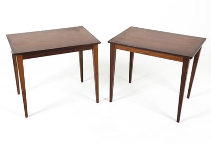 PAIR OF DANISH ROSEWOOD SIDE TABLES C. 1960S