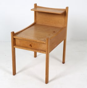 DANISH OAK SIDE TABLE C. 1960S