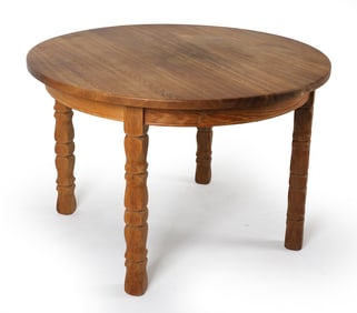 HENNING KJAERNULF STYLE EXTENDING OAK DINING TABLE