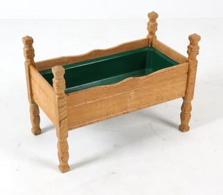 KW MOBLER DANISH OAK PLANTER C. 1960S