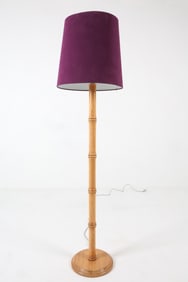 SWEDISH PINE FLOOR LAMP C. 1970S