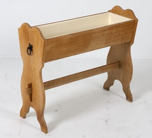 DANISH OAK PLANTER C. 1970S