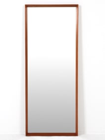 DANISH TEAK WALL MIRROR C. 1960S