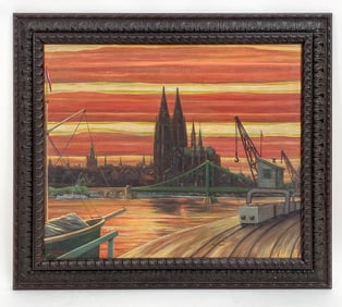 KARL HAUCH COLOGNE CATHEDRAL O/B 1927