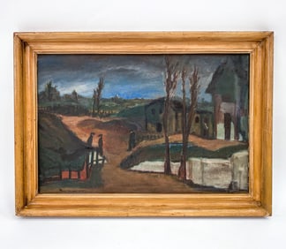 PAUL MOMMER (1899-1963) LANDSCAPE O/C PAINTING
