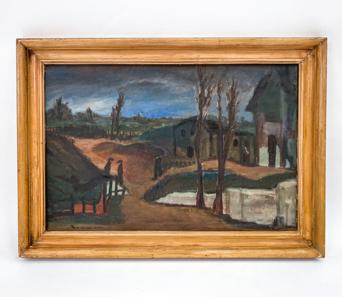 PAUL MOMMER (1899-1963) LANDSCAPE O/C PAINTING (1 of 6)