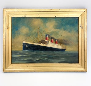 RMS QUEEN MARY O/B PAINTING