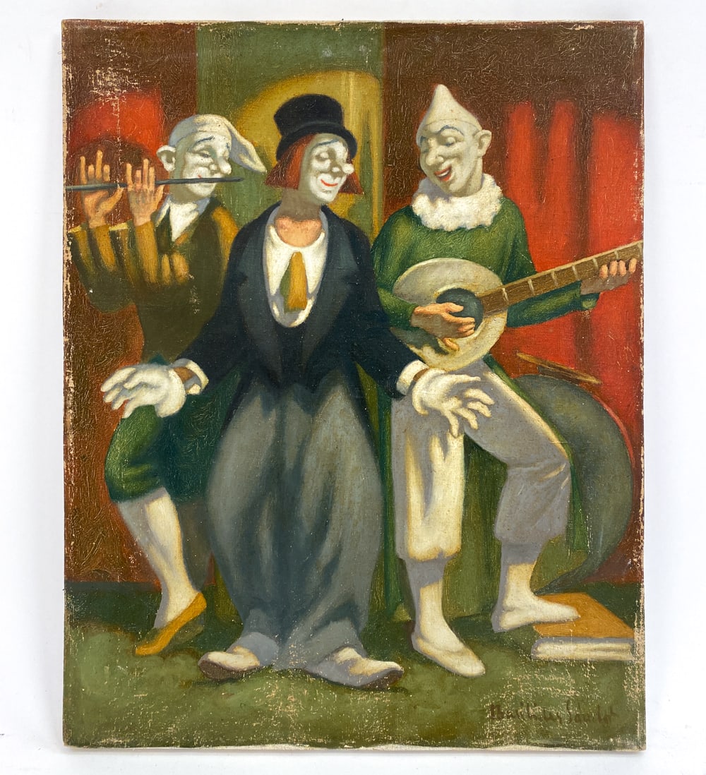 SANDOR BASILIDES (HUNGARIAN, 1901-1980) O/C (1 of 4)