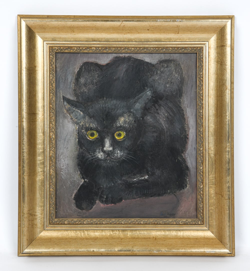 EMIL HESS (1913-2003) CAT PORTRAIT (1 of 6)