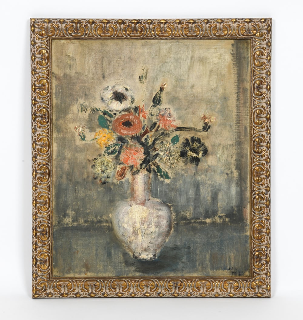 ALICE FLINT 20TH C. STILL LIFE O/B PAINTING (1 of 6)