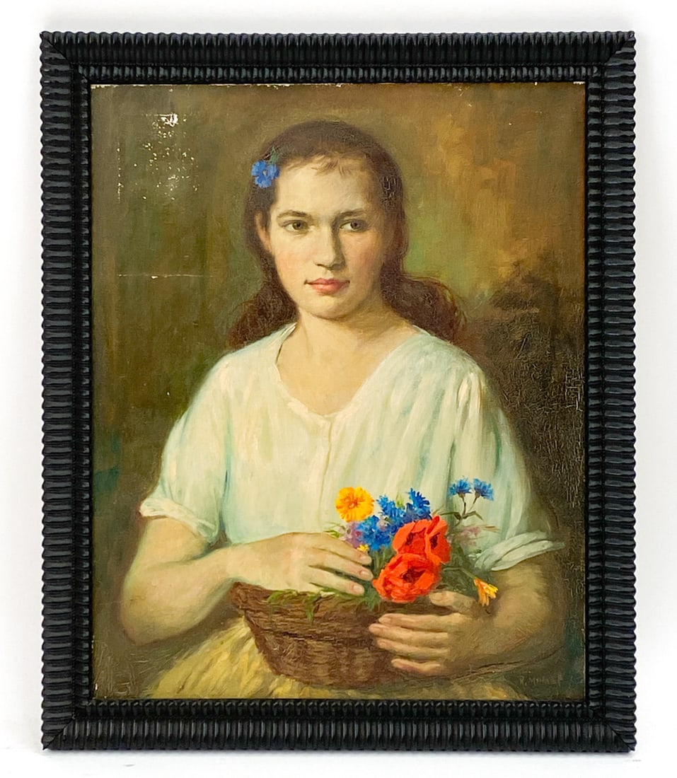 LAJOS REZES MOLNAR (HUNGARIAN, 1896-1989) PORTRAIT (1 of 5)