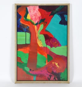 1969 ABSTRACT O/B PAINTING