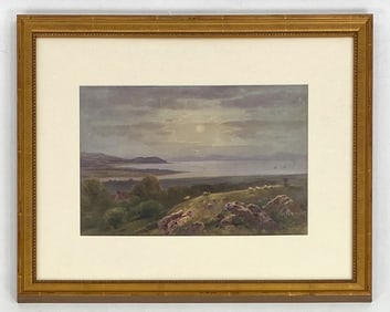 W. A. FRANK LANDSCAPE WATERCOLOR